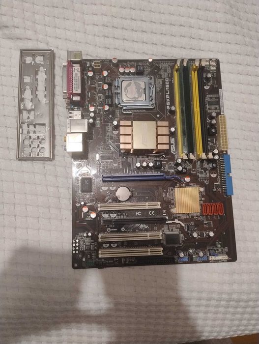Placa de baza+procesor lga775