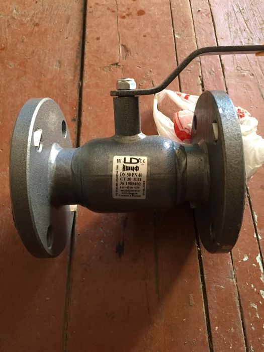 Задвижка шаровая стальная фланцевая КШЦФ DN 50 PN40 стандарт