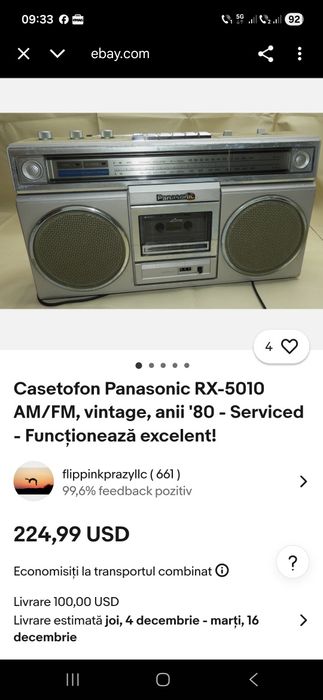 Radio Panasonic 1980