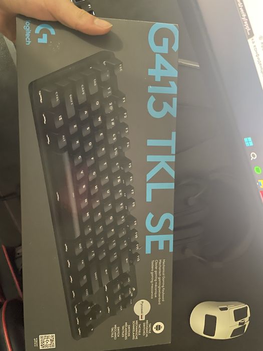 Продам новую клавиатуру g413 TKL SE
