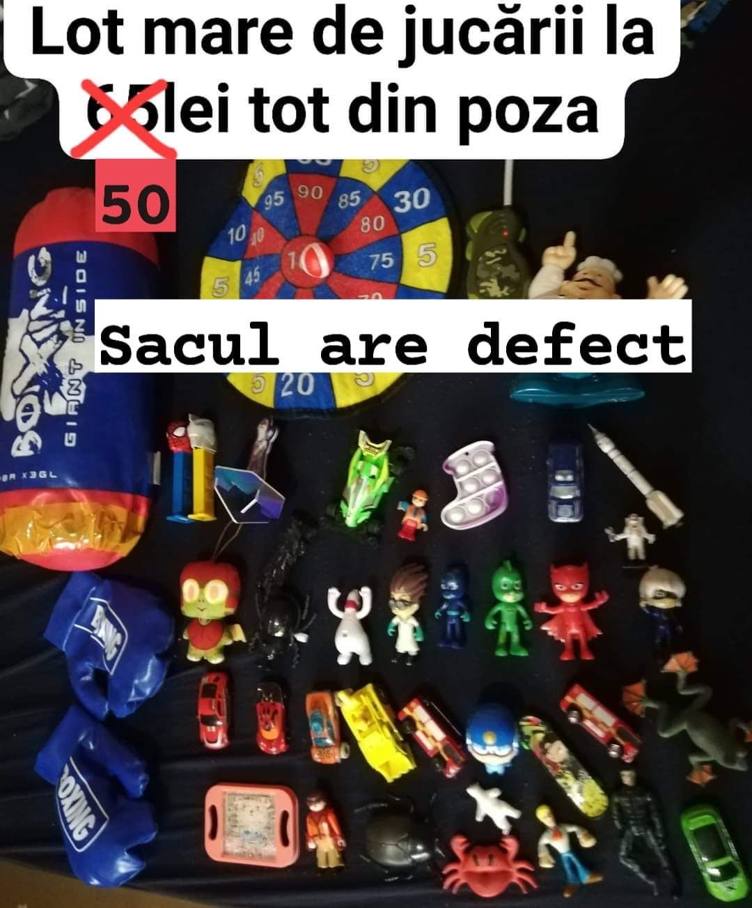 Diverse jucării și jocuri de societate