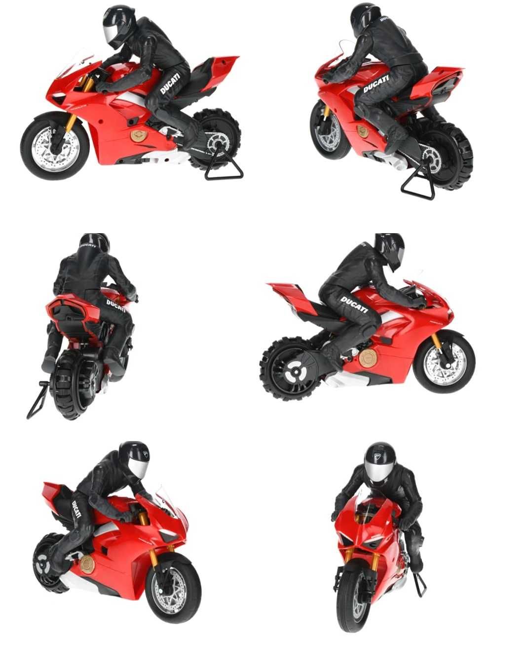 Голям Пистов Мотор с дистанционно Мотоциклет Ducati 1:6 Дукати