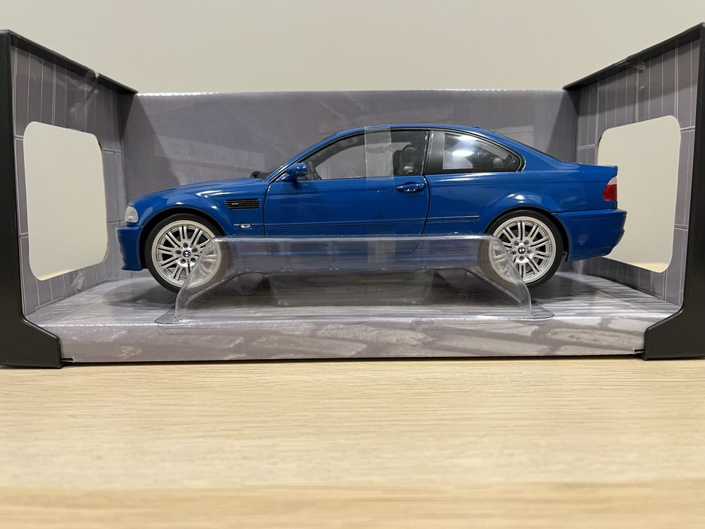 BMW M3 Coupe E46 2000 Laguna Blue 1:18 (Solido)