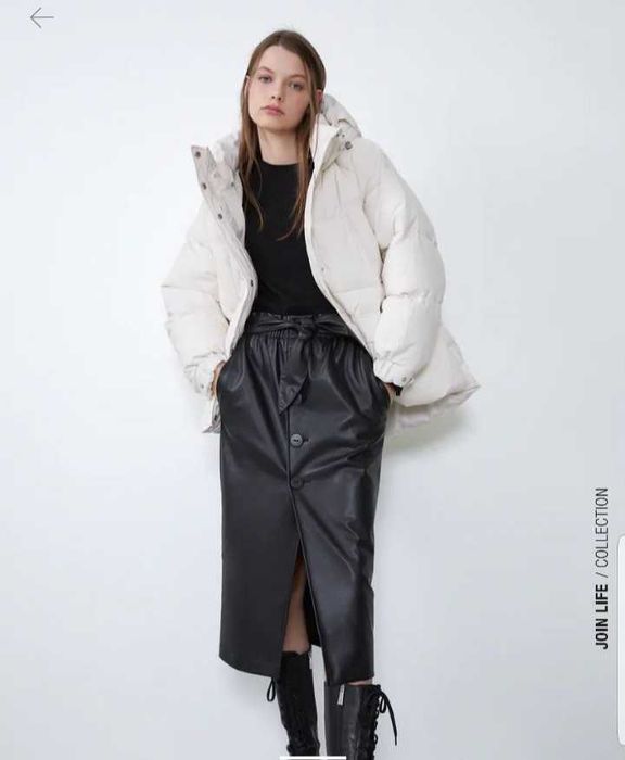 Пуховик Zara разм L-XL б/у в отл сост