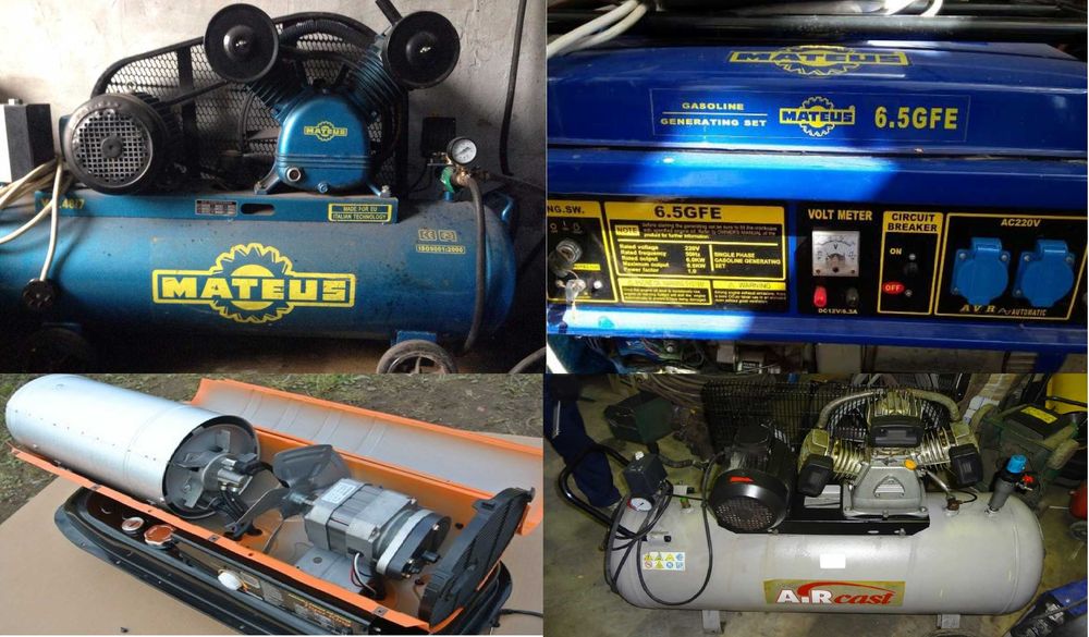 Ремонт компрессоров,  дизельных и электрических пушек