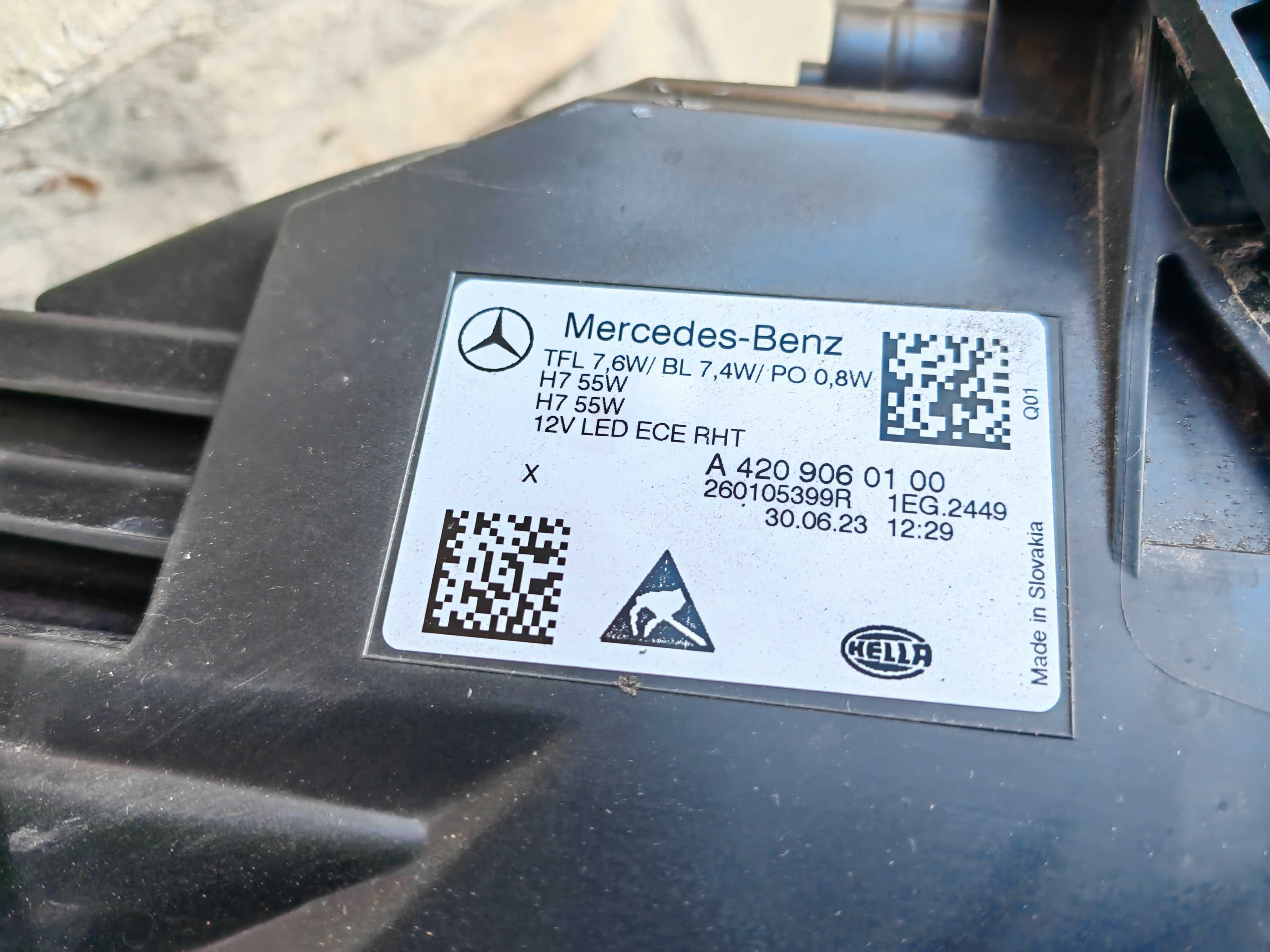 Фар Mercedes Citan W420 LED десен / Фар Мерцедес Цитан Оригинален