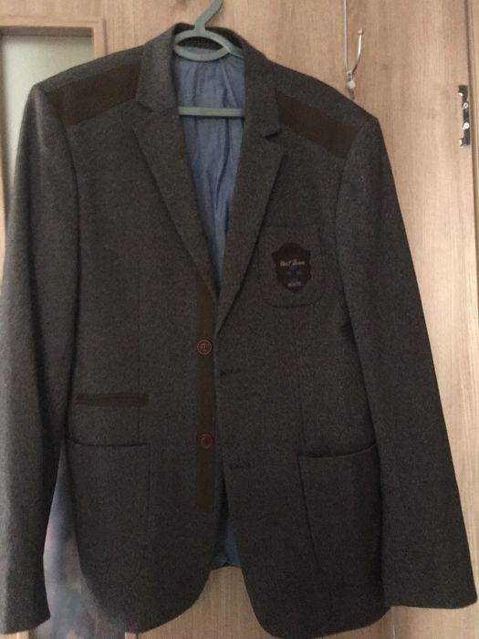 Пиджак коричневый в крапенку