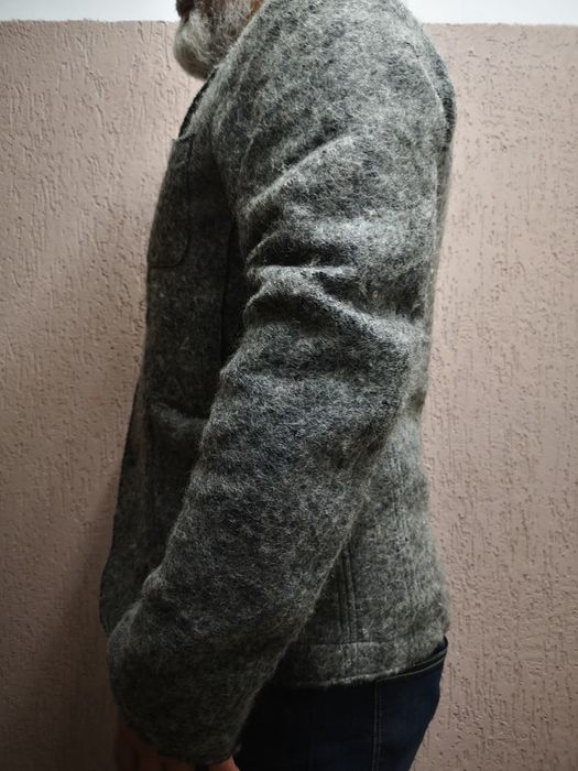 Haina tip palton scurt material gen haina de lana