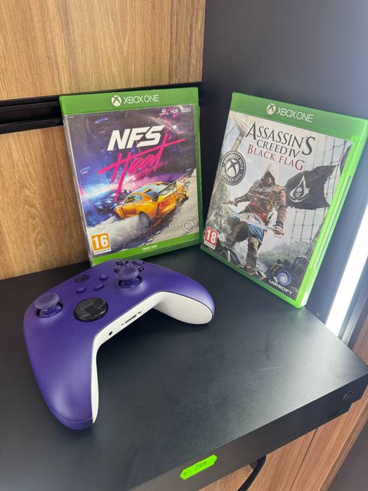 Garantie 24 Luni Xbox One X 500GB 1 contr + 2 Jocuri Cashbox