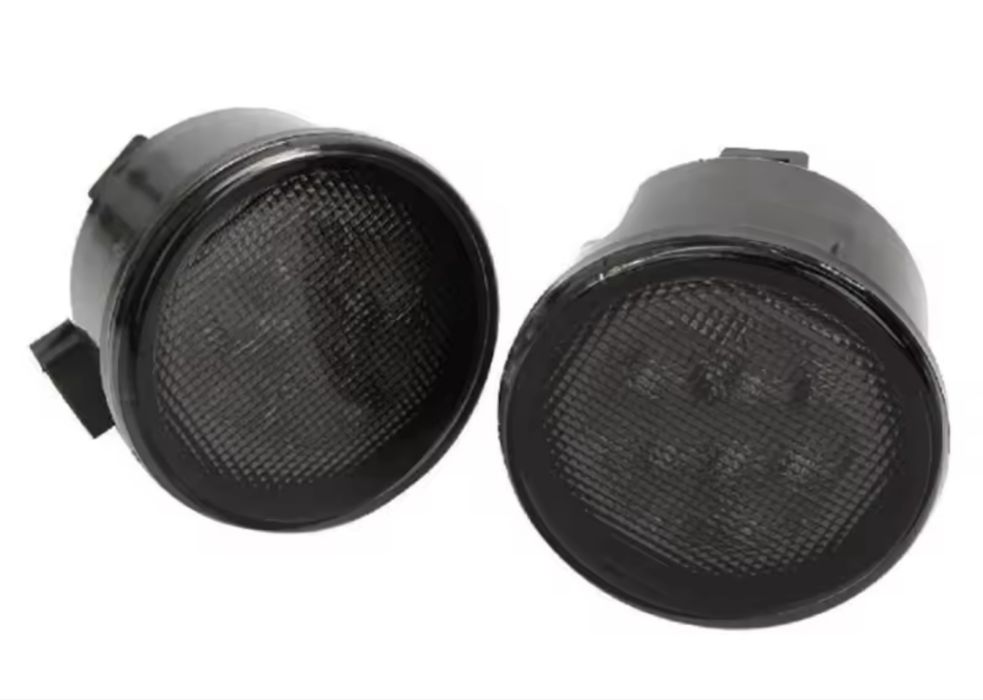 Черни LED мигачи за Jeep Wrangler JK 2007 - 2017