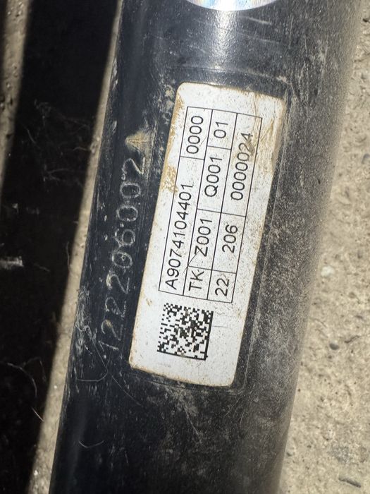 Cardan complet mercedes sprinter A9074104401