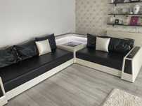 Canapea Extensibila Imitatie Piele
