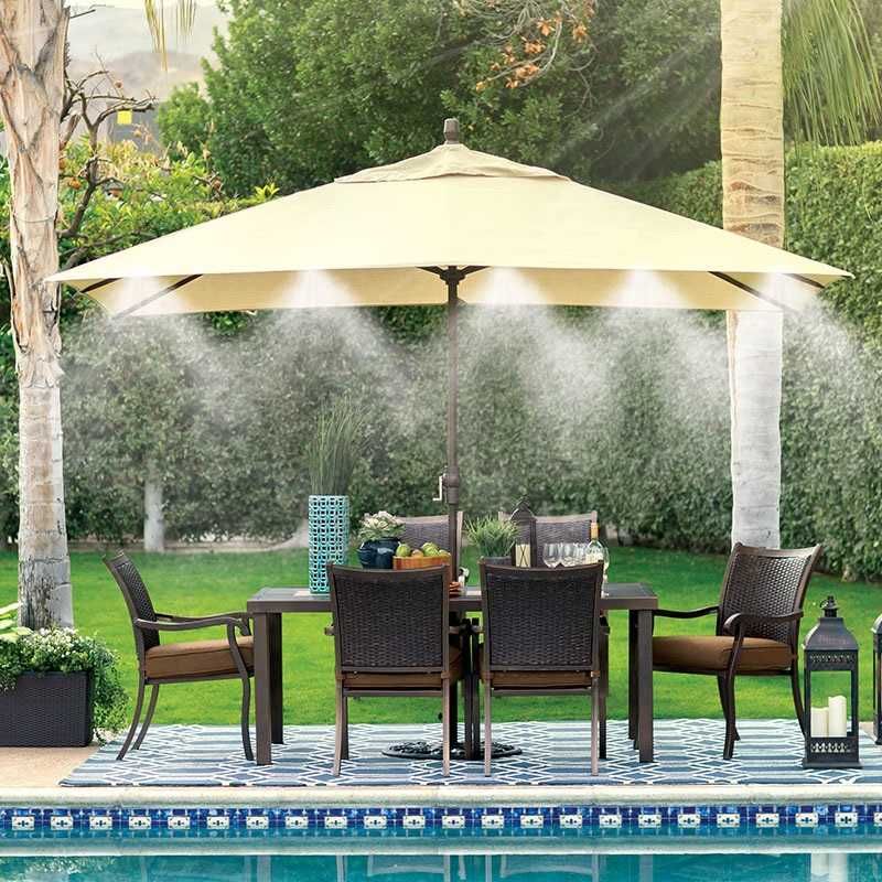Система ВОДНА МЪГЛА, маркуч с дюзи, охлаждане пръскане вода WATER MIST