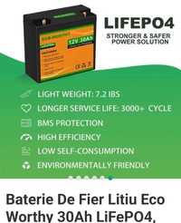 ECO-WORTHY LiFePO4 12V Litiu Iron Fosfat