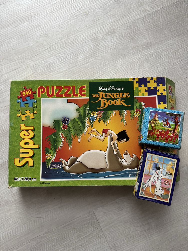 Puzzle Disney - Cartea Junglei 240 piese + 2 puzzle-uri mici