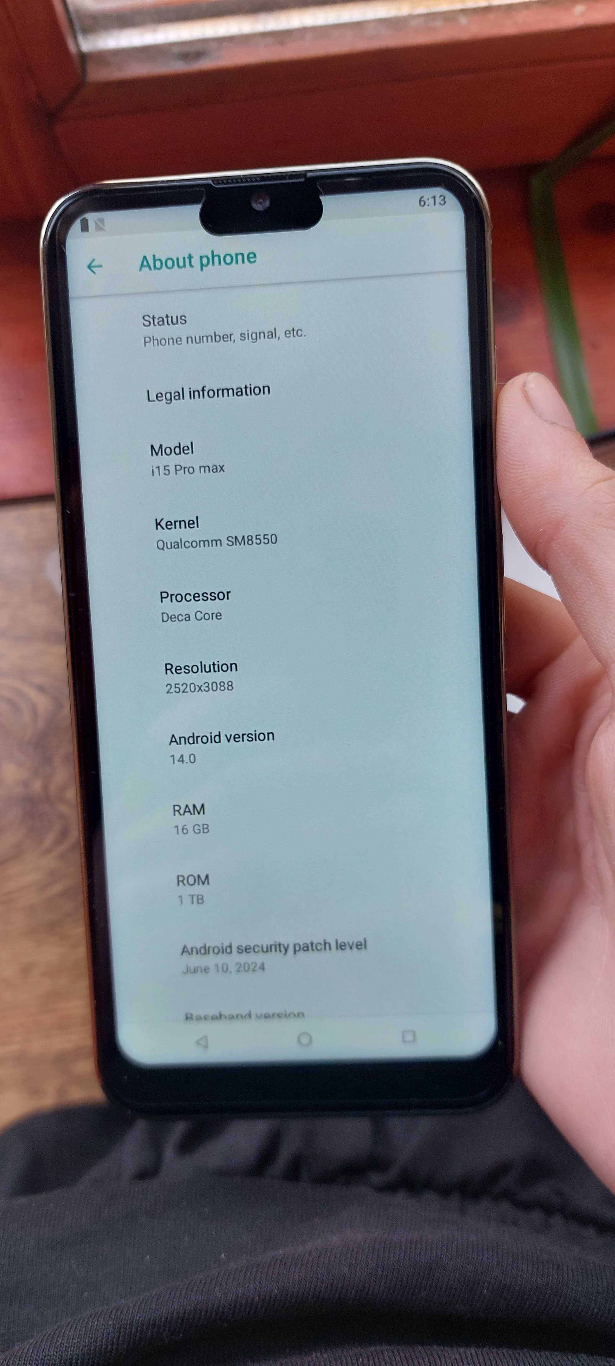 Smatphone i15 pro max nou în cutie