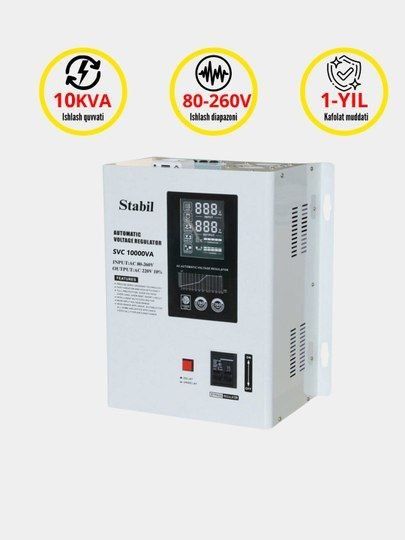 Stabilizator стабилизатор stabilzatrSVC 10-kva 80v-260v