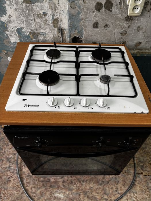 Газовая варочная панель с электрической духовкой