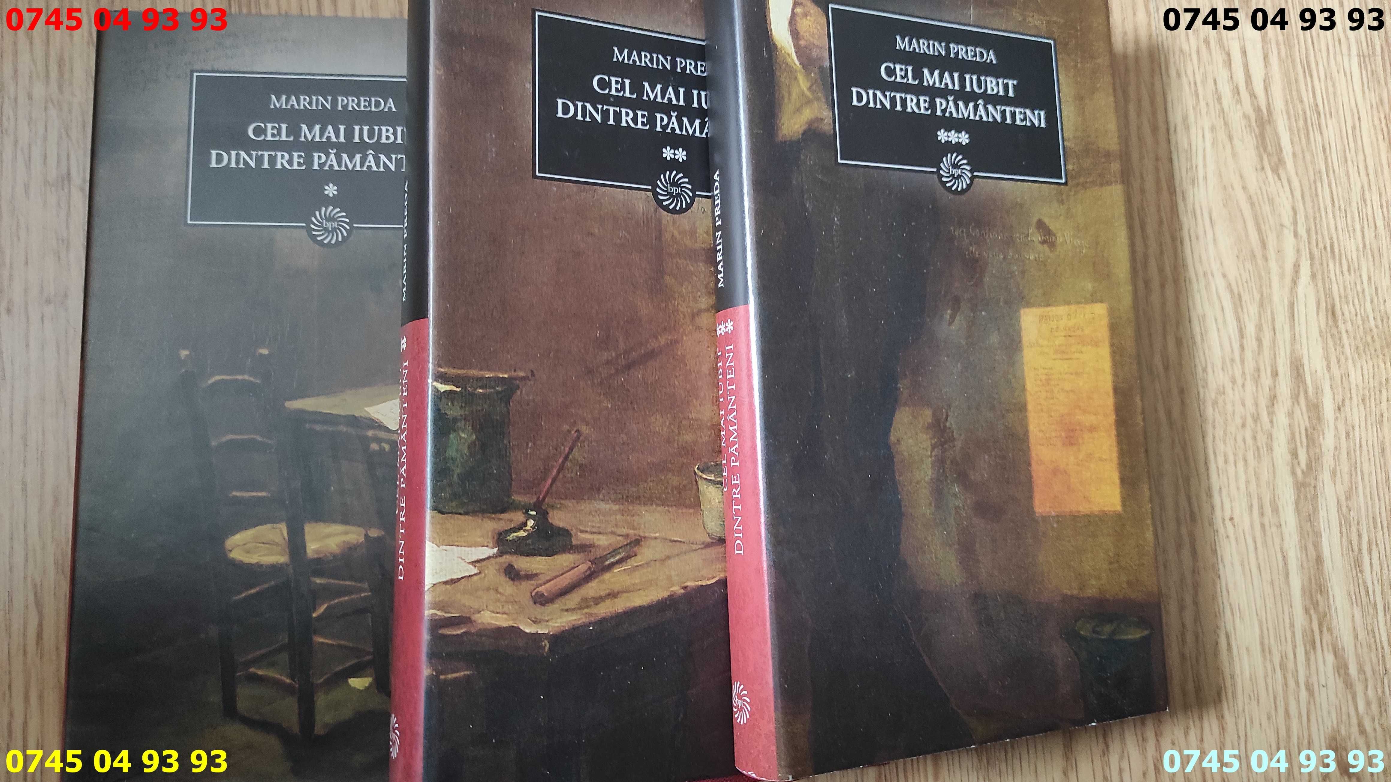 carte carti marin preda cel mai iubit dintre pamanteni 3vol pret pe 3