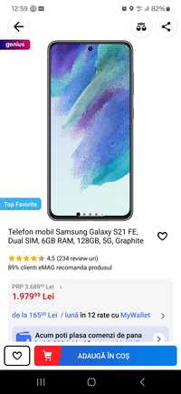 Samsung S21 FE,Garanție 2025