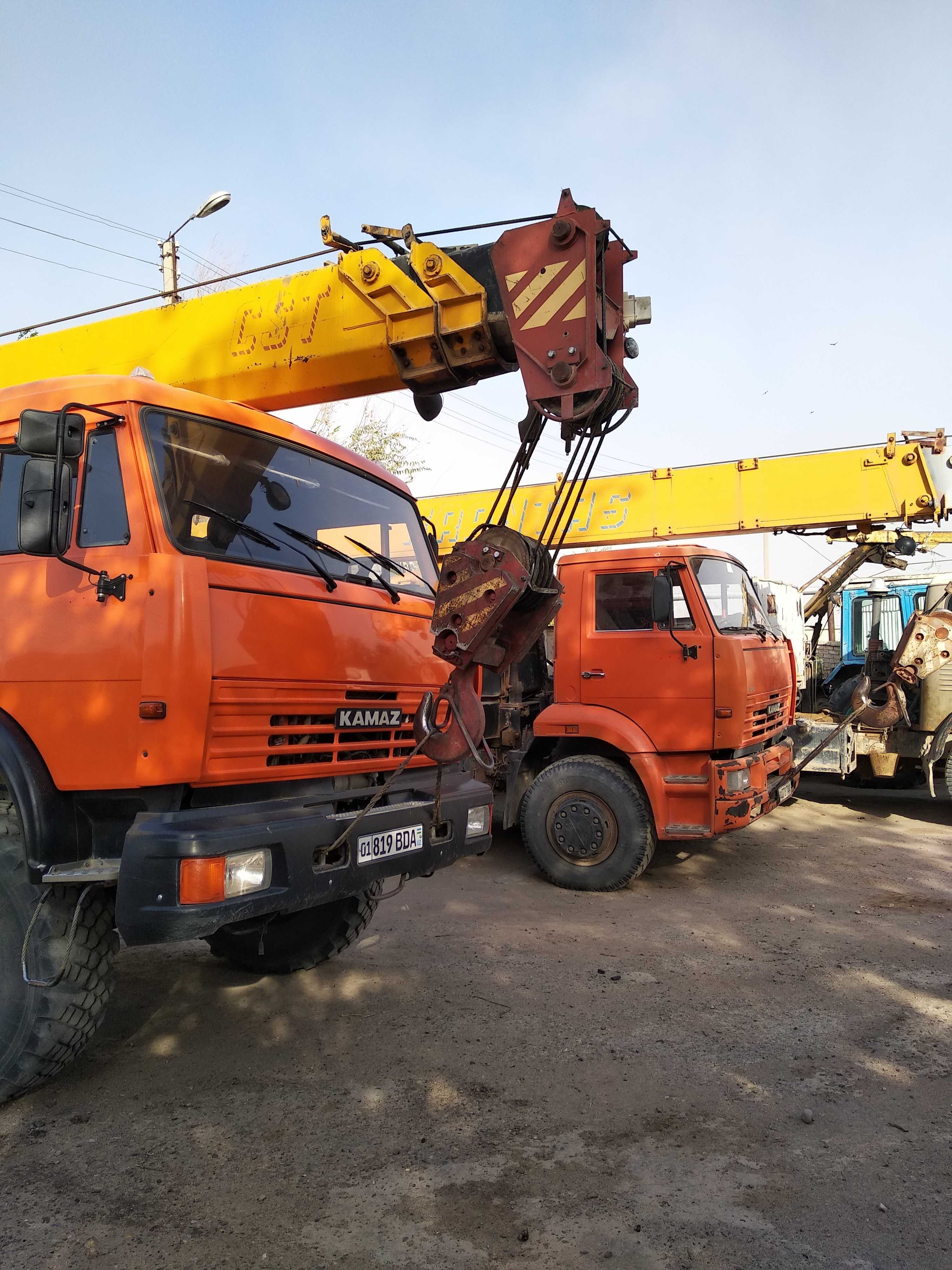 Услуги автокрана, кран хизмати, аренда кран с водителем