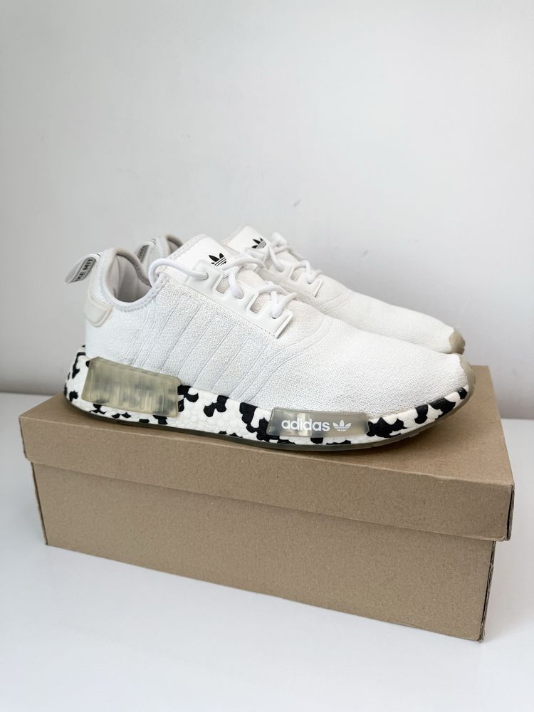 Adidas NMD R1 White/Black (42) Маратонки