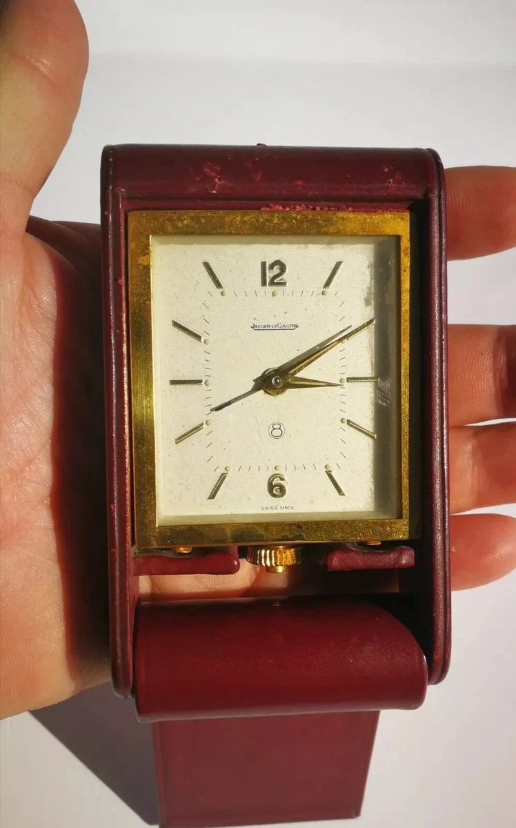 Jaeger Lecoultre 8 Day Travel Alarm CEAS de Masa Ref.365 884 Functiona
