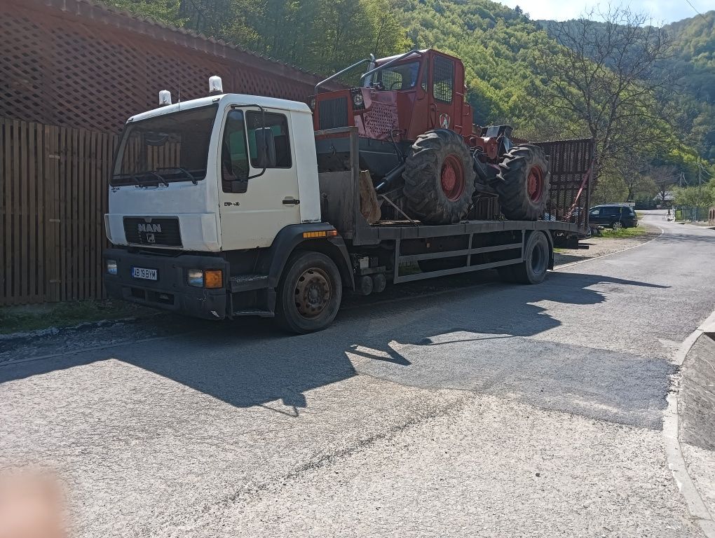 Vînd Man platformă transport utilaje