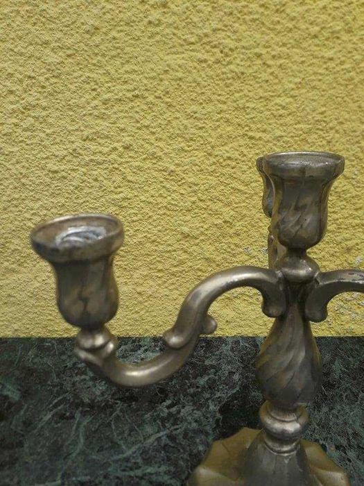 Set 2 sfesnice cu trei brate