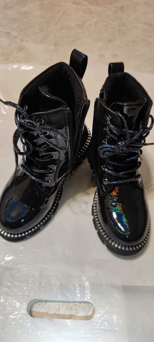 Детские ботиночки 28 р., для девочки, осень-зима, новые