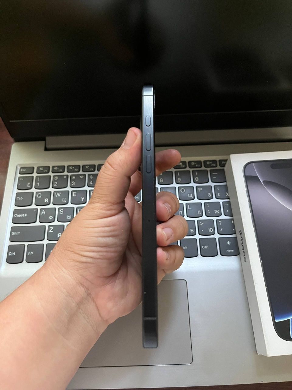 iPhone 16 Pro Max 100yomkst 54 sikl ideal karobka dokument