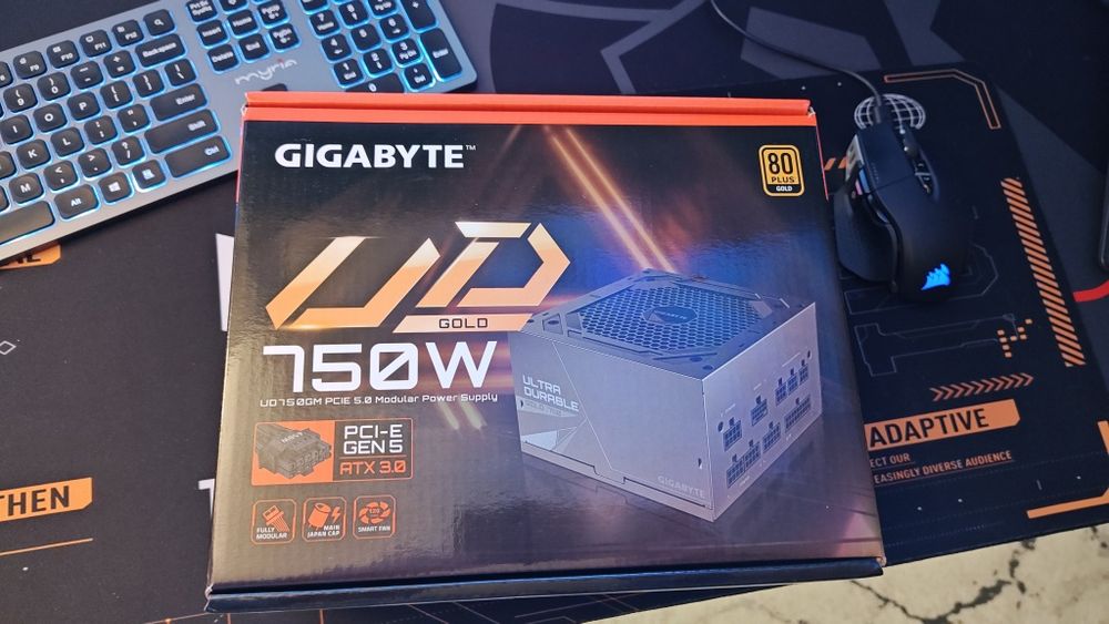 Sursa Pc GIGABYTE 750w + 80 Plus Gold