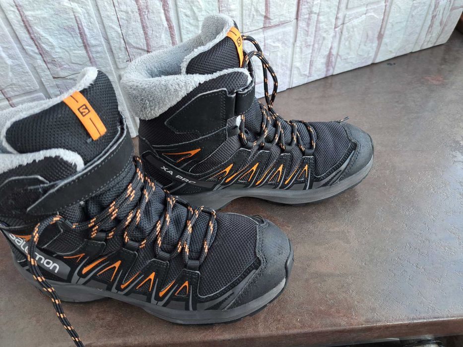 детски ботуши,зимни обувки,боти,апрески,Salomon номер36 за момче,