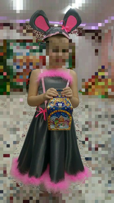 костюм мышки для девочки