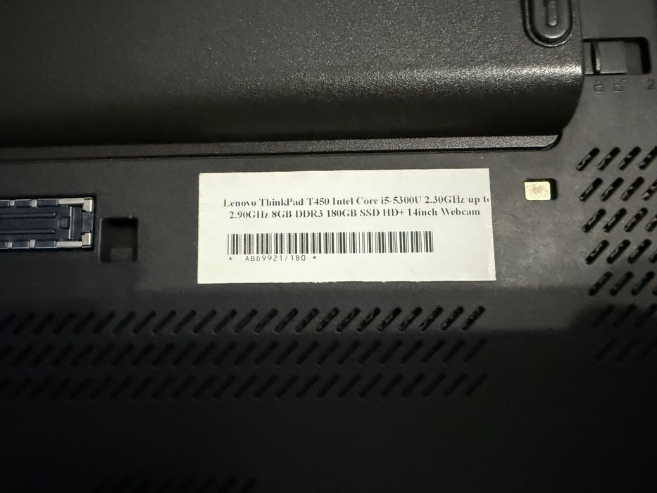 Laptop lenovo T450 defect