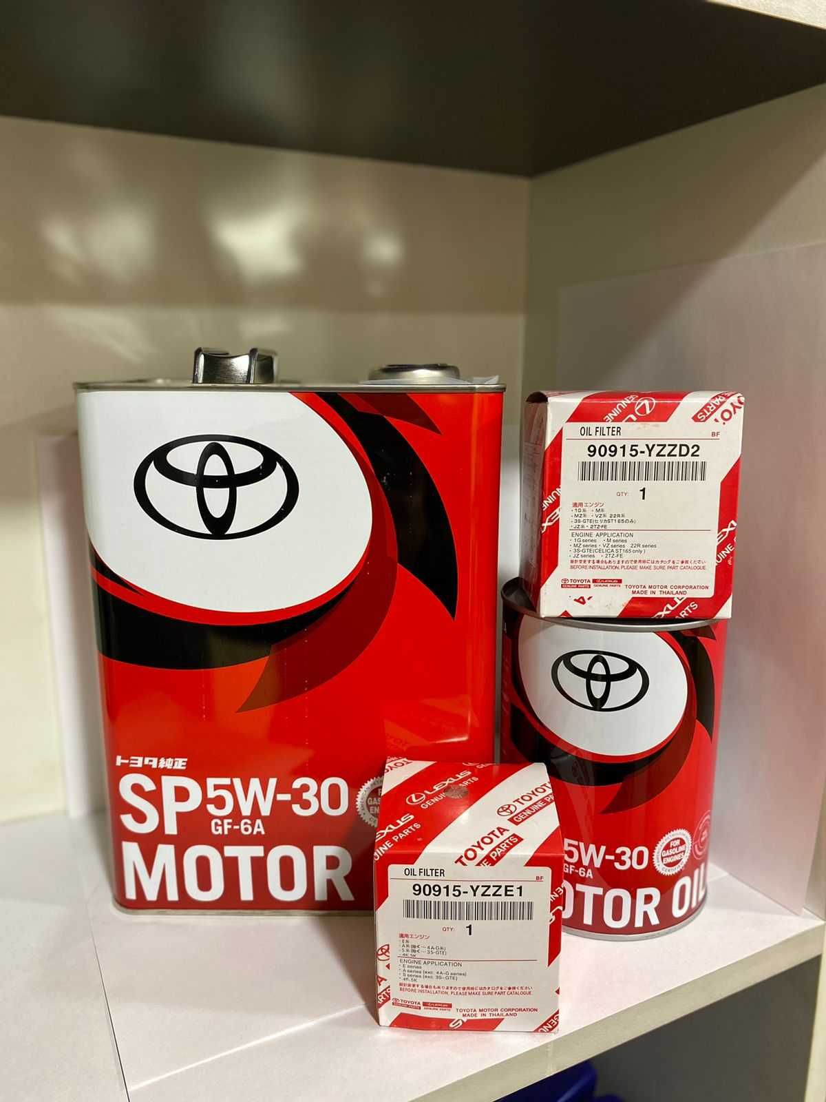 Масло моторное Toyota 5w- 30 4л. + оригинальный фильтр в подарок