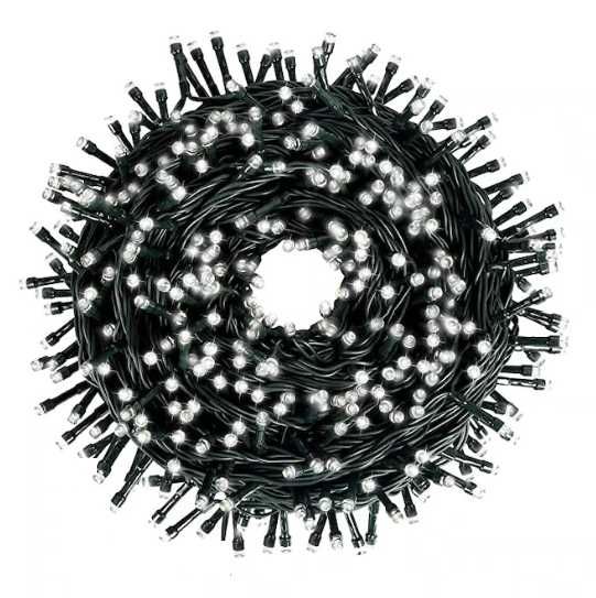 Instalatie luminoasa brad 400 led 32 m - lumina alb rece