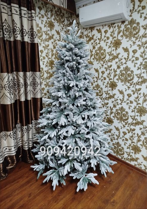 Искусственная ёлка -  Аляска заснеженная. Очень густая и пышная