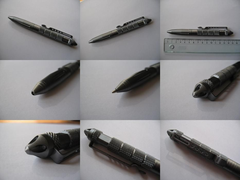 Алуминиева химикалка за тактическа отбрана и самозащита