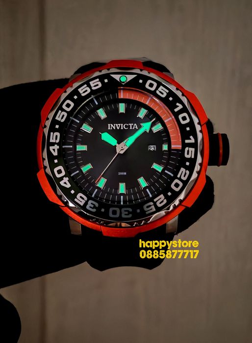 INVICTA Chrononaut Orange 52 mm, Инвикта нов ръчен часовник