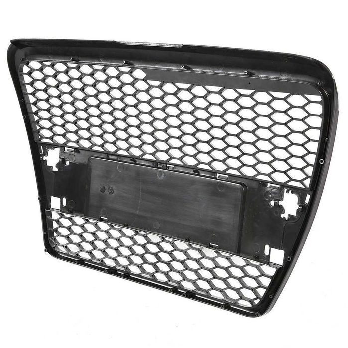Grila radiator pentruAUDI A6 C6 2004-2009 cu/fara PDC negru lucios