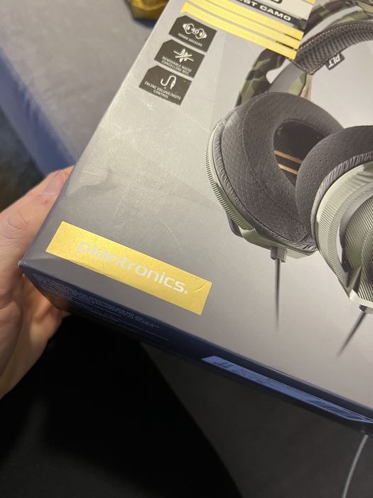 Casti Gaming Plantronics RIG 400 Gear UP Forest Camo Noi Nefolosite