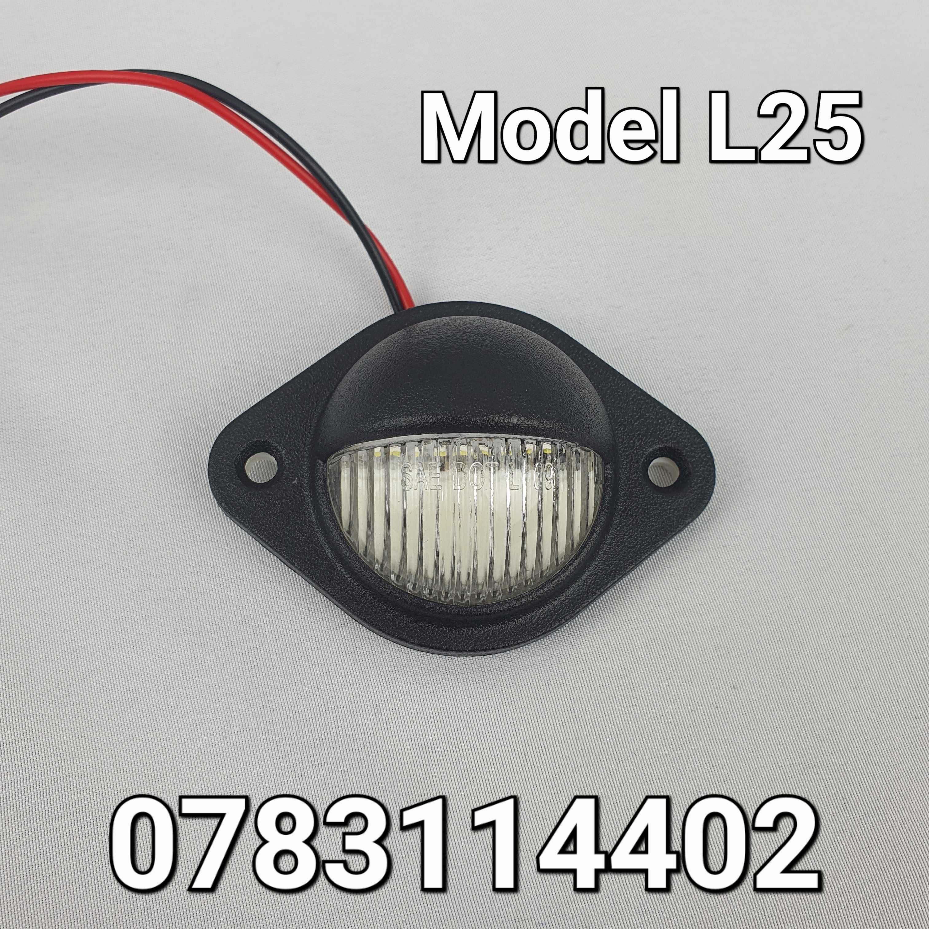 Lampa LED Iluminat Numar Inmatriculare-Platforma-Remorca-Trailer - L25