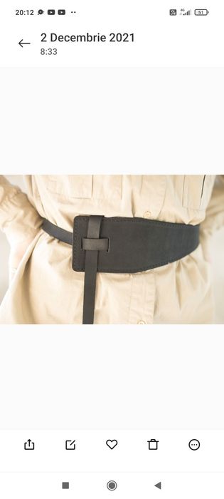 Curea de dama din piele naturala