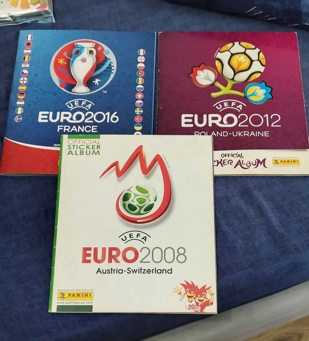 Albume Panini : World cup, Euro , Champions league
