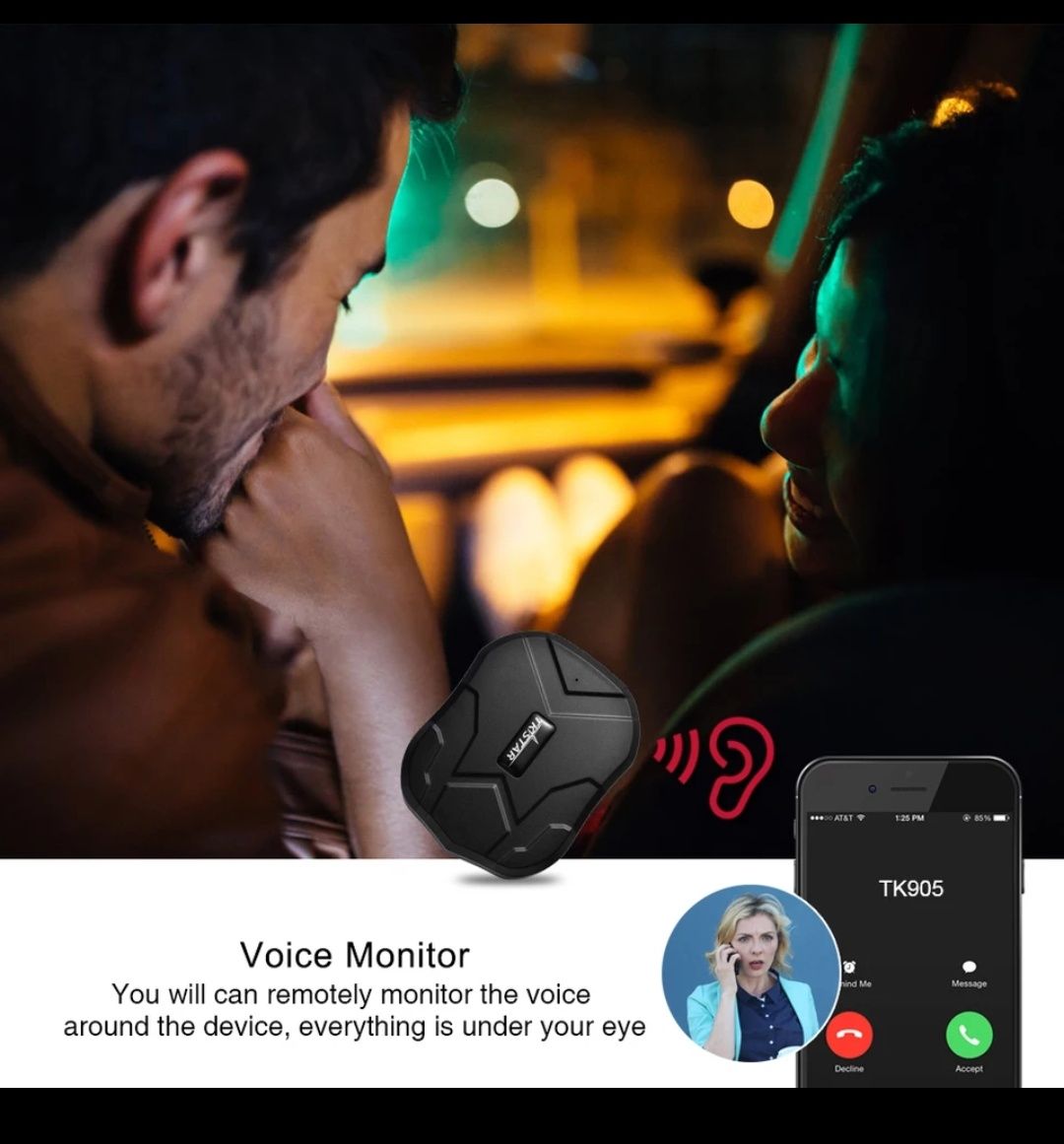 Gps tracker microfon localizare urmarire alarma spion