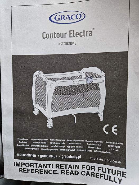 Бебешка кошара Graco - Contour Electra, Little Adventures