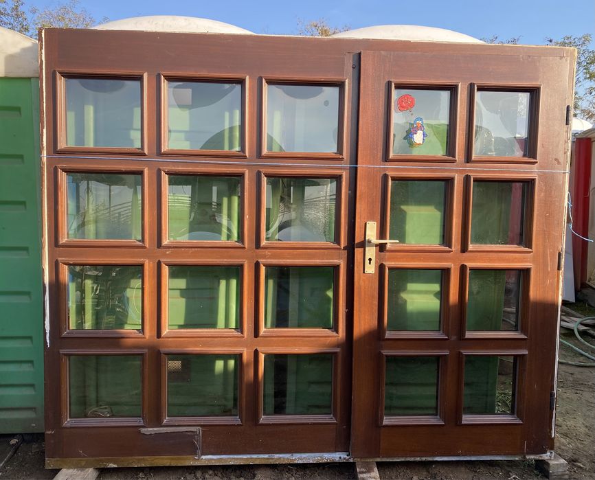 USA CASA LEMN  GERMANIA  intrare termopan H 203 x L  250 GARANTIE