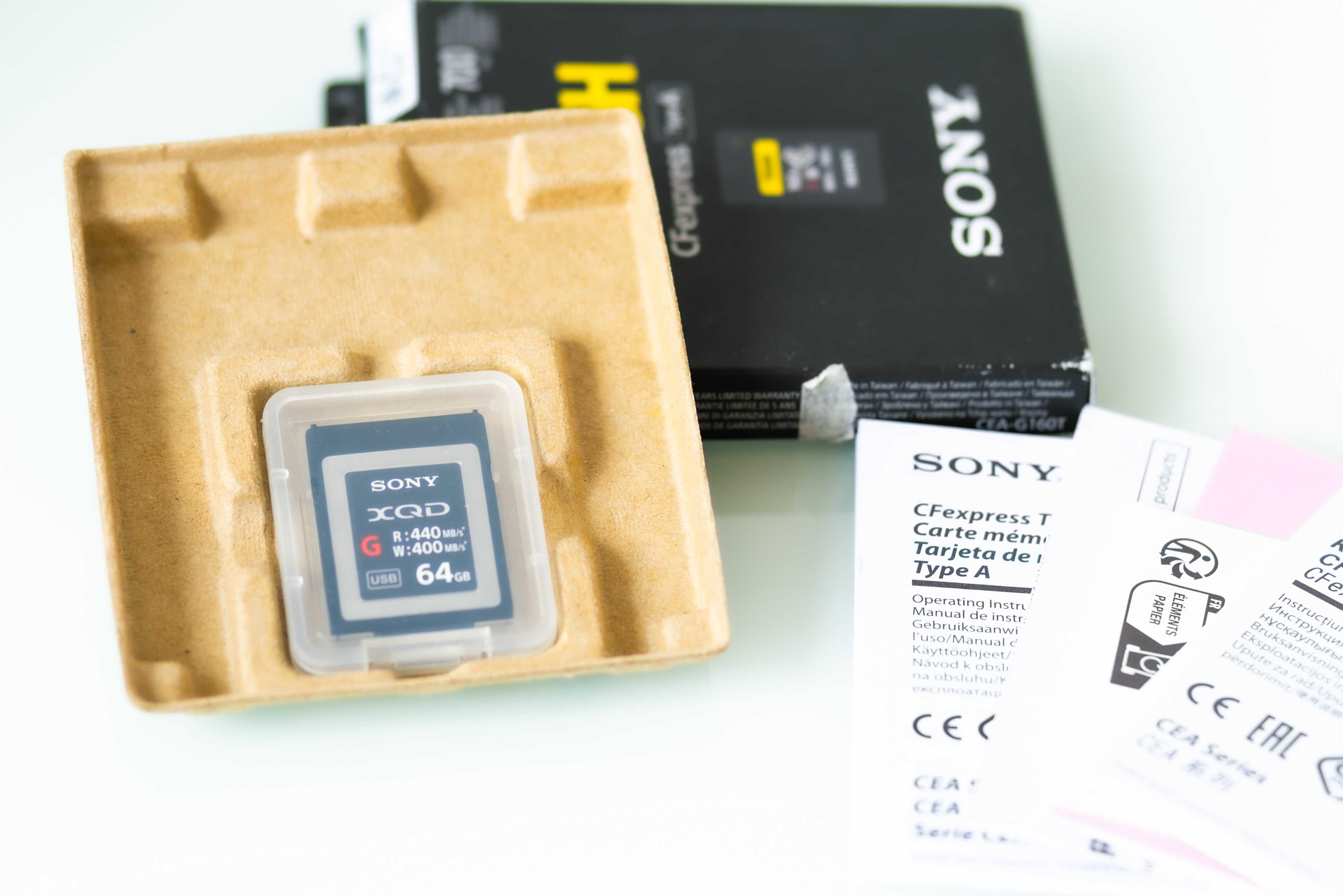 Card XQD 64 GB Sony pentru Mirrorless Nikon Z sau diverse