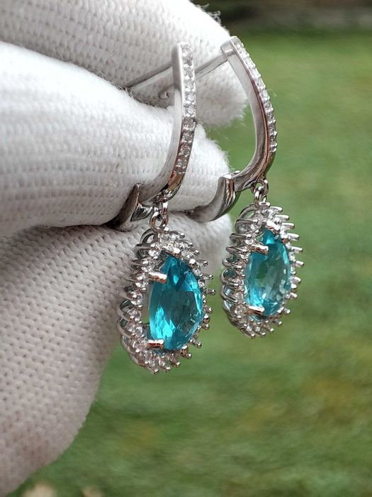 925 Cercei argint cu apatit